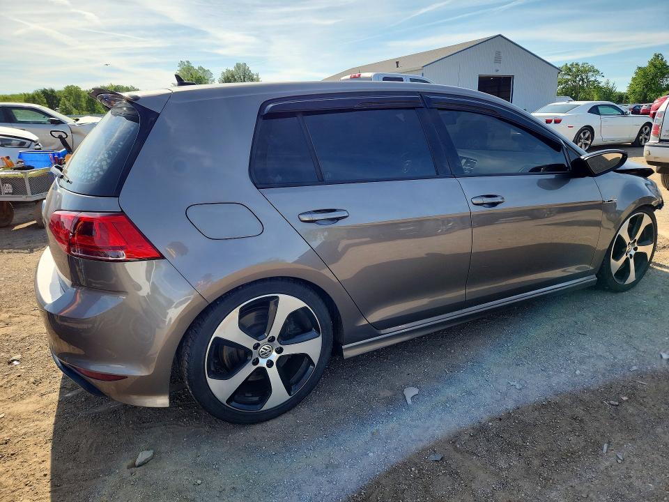 2016 Volkswagen Golf VIN WVWLF7AU7GW097159 COPART salvage auction — FRONT END, Oh - Cert Of Title-Salvage, sold $3,100 on 2026-07-23 (photo 3)