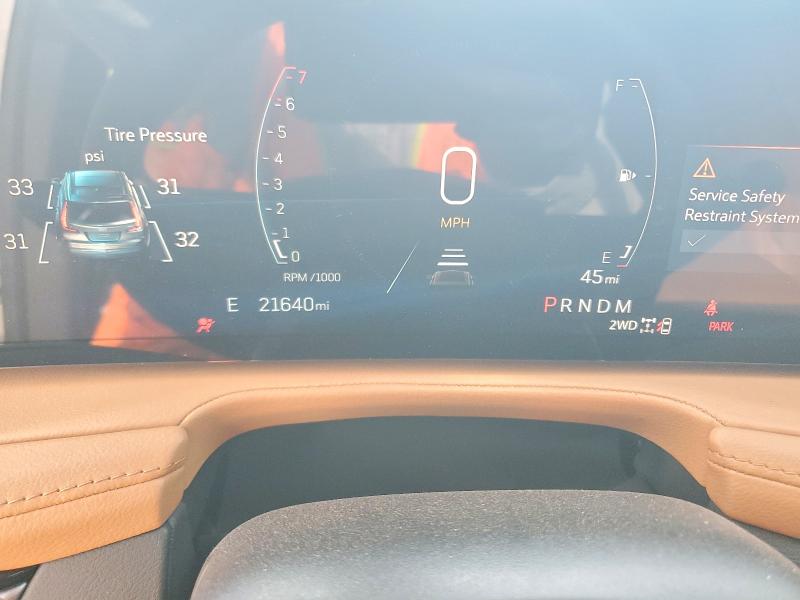 2024 Cadillac Xt4 VIN 1GYFZFR40RF159100 COPART salvage auction — SIDE, Tx - Salvage Vehicle Title, sold $15,300 on 2026-07-31 (photo 9)