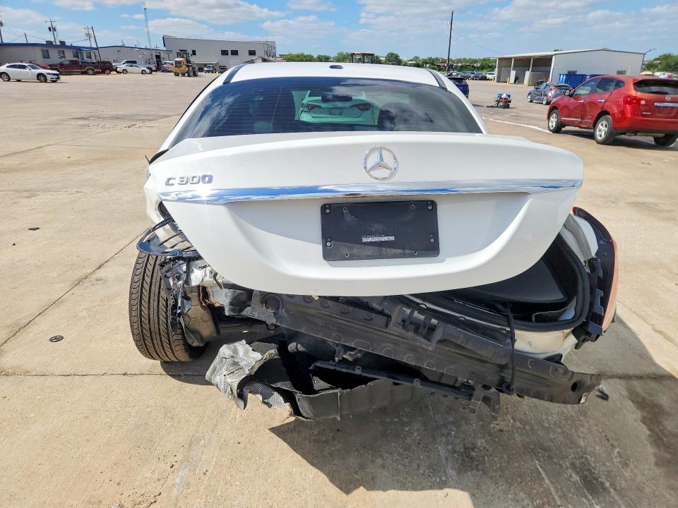 2020 Mercedes-benz C-klasse VIN WDDWF8DBXLR561704 COPART salvage auction — REAR END, Tx - Salvage Vehicle Title, sold $8,000 on 2026-08-06 (photo 6)