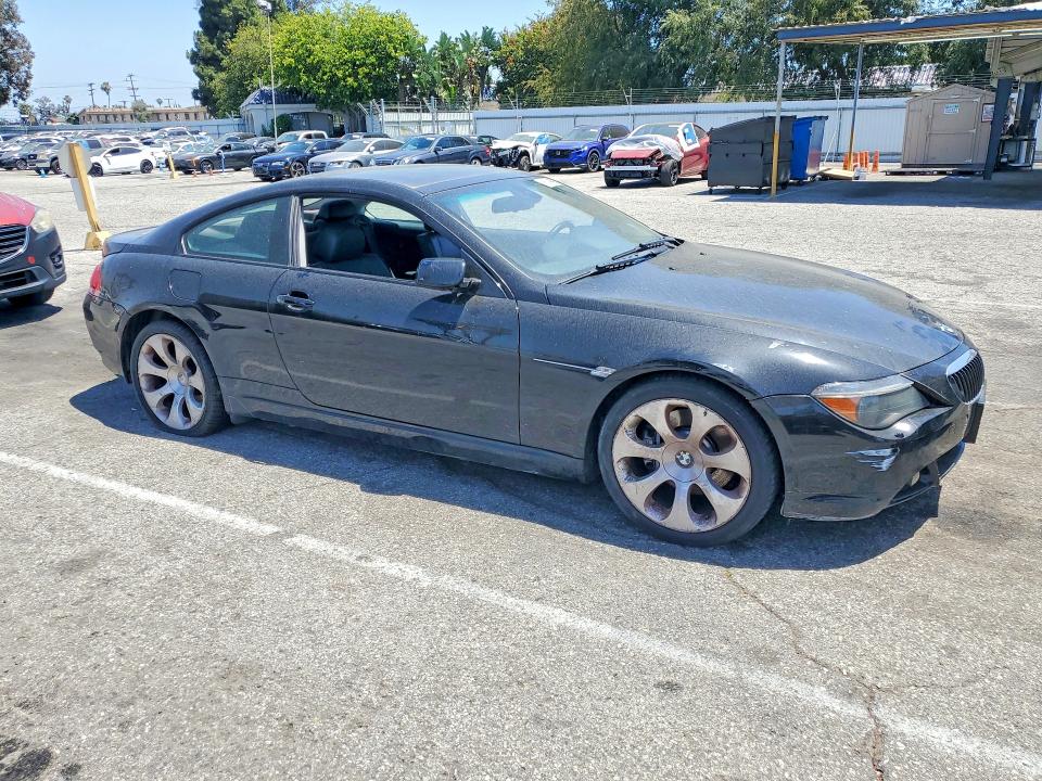 2006 BMW 6 series VIN WBAEH13416CR50861 COPART salvage auction — SIDE, Ca - Dis/Dlr/Exp Only Clean Title, sold $1,650 on 2026-07-31 (photo 4)