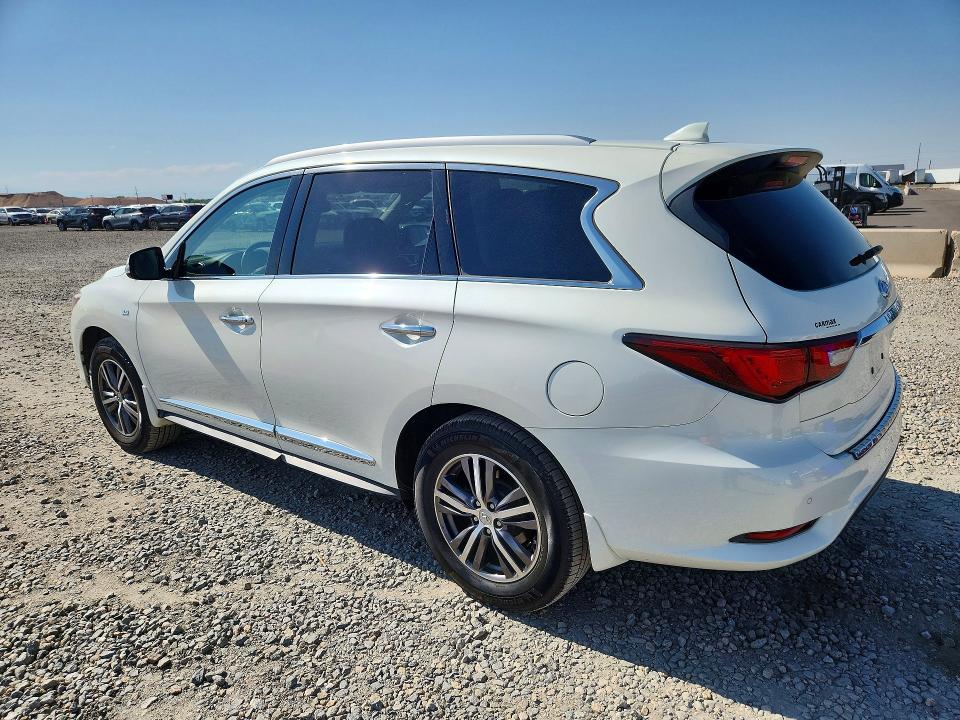 2017 Infiniti Qx60 VIN 5N1DL0MM2HC553213 COPART salvage auction — REAR END, Co - Certificate Of Title, sold $3,750 on 2026-07-09 (photo 2)