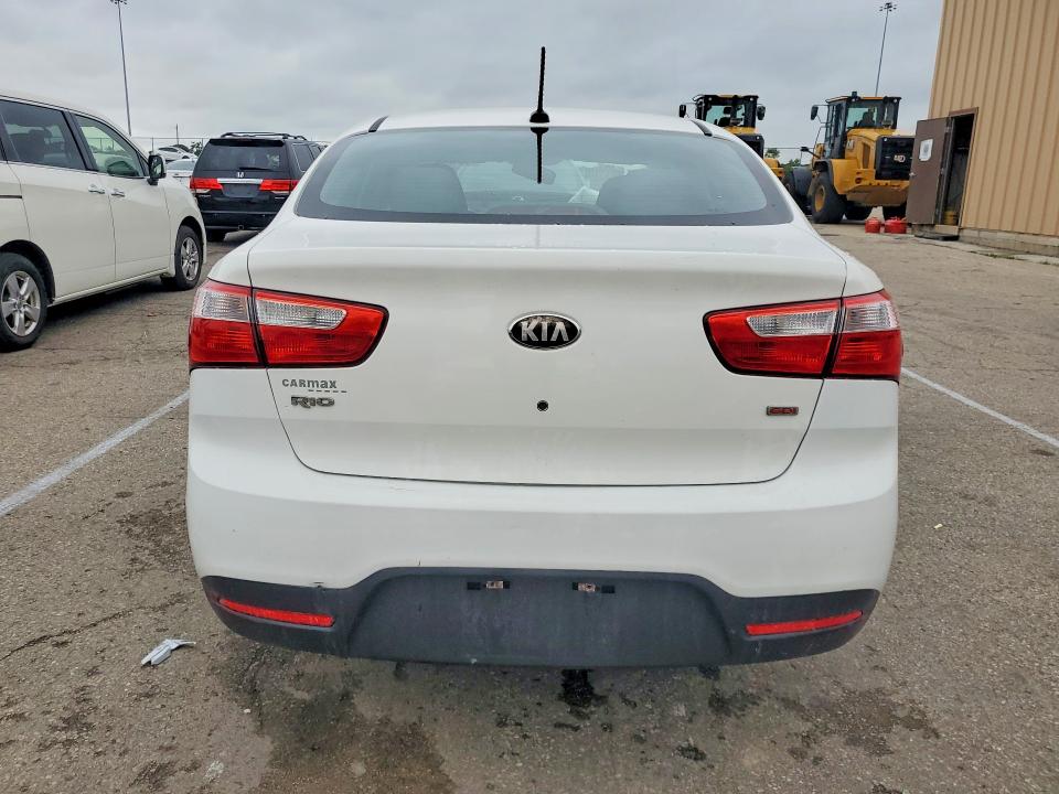 2013 Kia Rio VIN KNADM4A37D6170930 COPART salvage auction — FRONT END, Oh - Cert Of Title-Salvage, sold $250 on 2026-07-08 (photo 6)