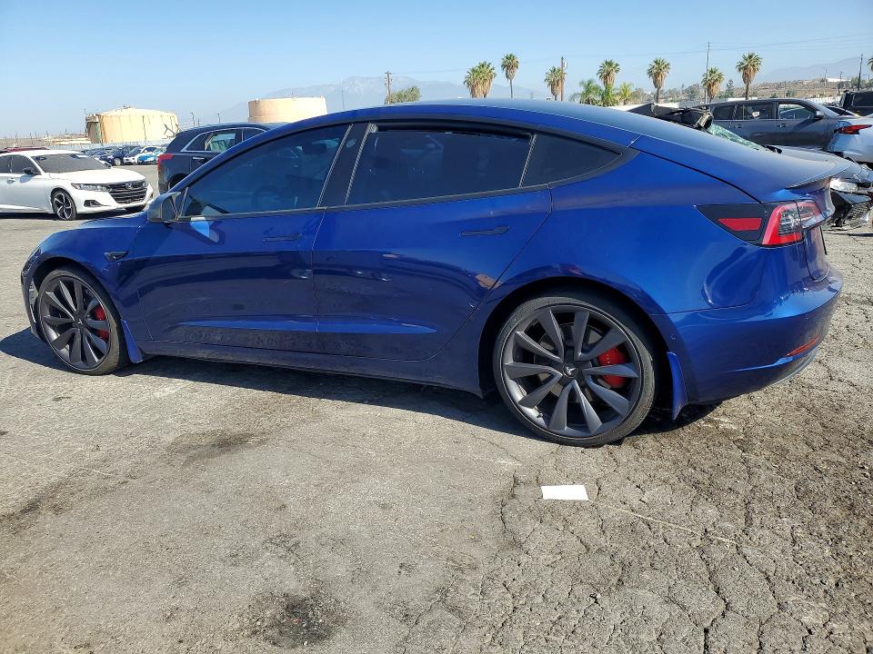 2020 Tesla Model 3 VIN 5YJ3E1EC8LF641202 COPART salvage auction — FRONT END, Ca - Salvage Certificate, sold $7,700 on 2026-07-30 (photo 2)