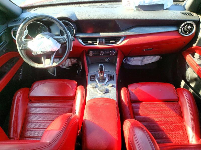 2021 Alfa romeo VIN ZASPAKBN5M7D18815 COPART salvage auction — FRONT END, Ca - Dis/Dlr/Exp Only Clean Title (P), sold $3,950 on 2026-07-20 (photo 8)