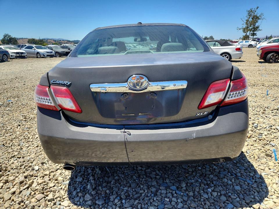 2011 Toyota Camry VIN 4T1BK3EK9BU613949 COPART salvage auction — REAR END, Ca - Salvage Certificate, sold $1,250 on 2026-07-02 (photo 6)