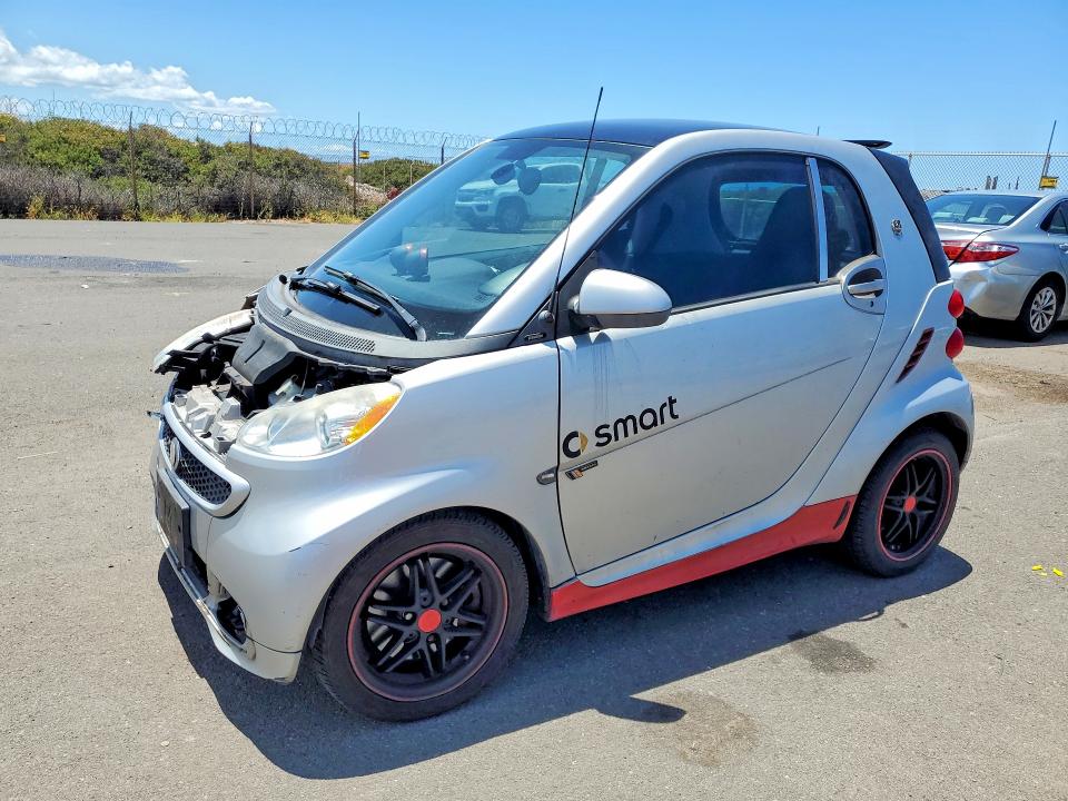2013 Smart VIN WMEEJ3BA5DK683402 COPART salvage auction — FRONT END, Hi - Certificate Of Salvage, sold $1 on 2026-08-17 (photo 1)
