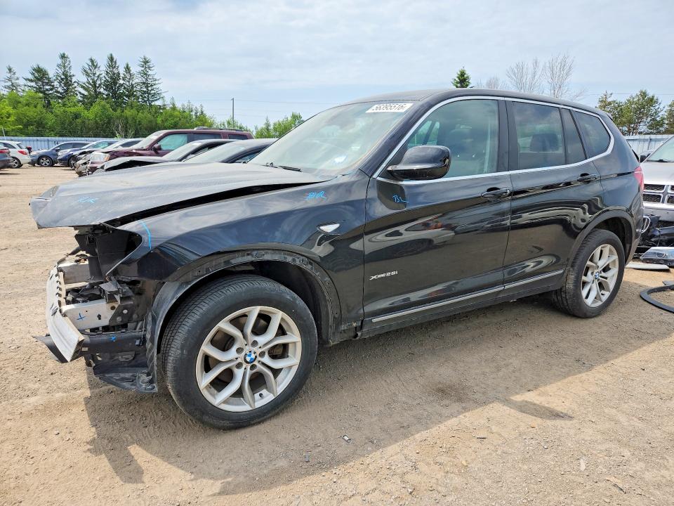 2011 BMW X3 VIN 5UXWX5C58BL709978 COPART salvage auction — FRONT END, ON - PERMIT SALVAGE, sold $1,150 on 2026-07-16 (photo 1)