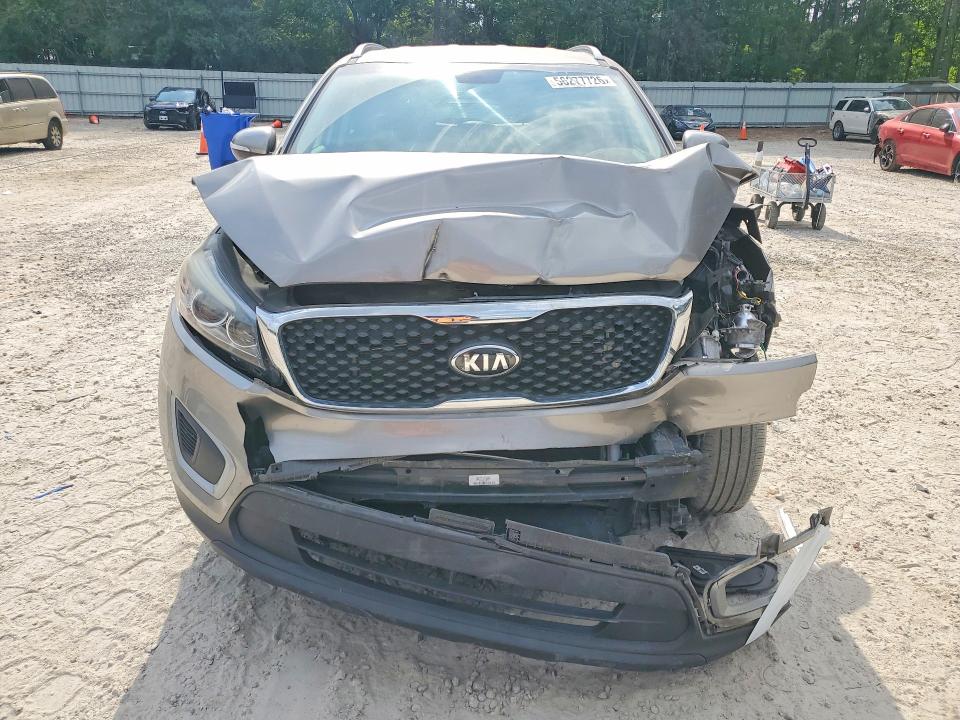 2018 Kia Sorento VIN 5XYPG4A35JG358572 COPART salvage auction — FRONT END, Nc - Salvage Certificate Of Title, sold $1,350 on 2026-07-17 (photo 5)