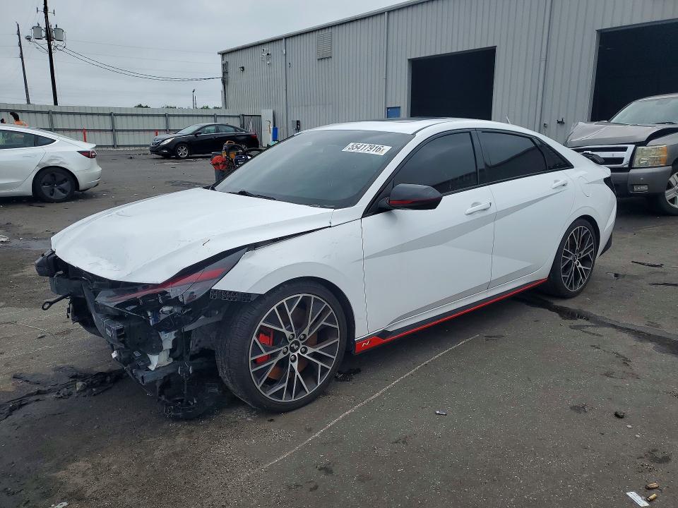 2023 Hyundai Elantra VIN KMHLW4AK9PU010446 COPART salvage auction — FRONT END, Ga - Cert Of Title-Salvage, sold $5,200 on 2026-07-29 (photo 1)
