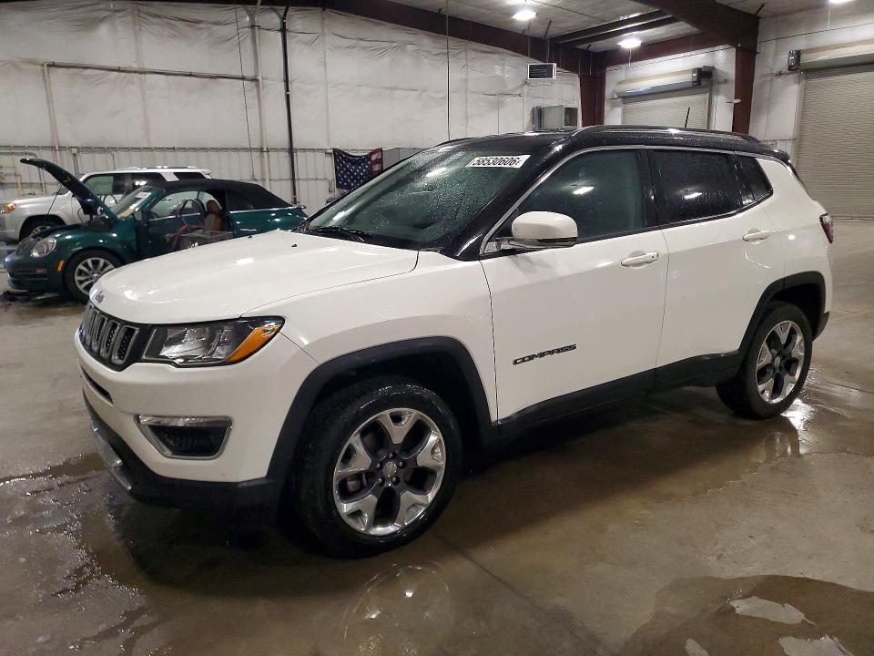 2018 Jeep VIN 3C4NJDCB2JT192114 COPART salvage auction — HAIL, Mn - Cert Of Title-Salvage, sold $7,600 on 2026-07-06 (photo 1)