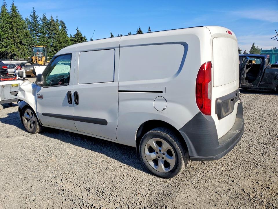 2021 Ram Promaster city VIN ZFBHRFAB9M6U34662 COPART salvage auction — FRONT END, WA - BILL OF SALE, sold $1,150 on 2026-07-24 (photo 2)