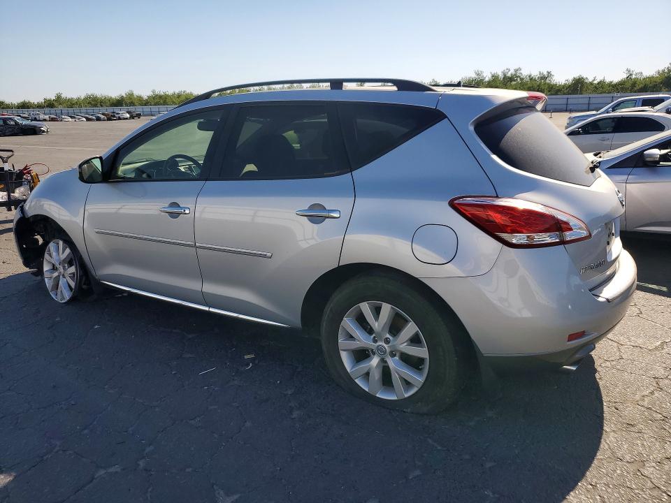 2013 Nissan Murano VIN JN8AZ1MU2DW204450 COPART salvage auction — FRONT END, MT - DIS/DLR/EXP ONLY CLEAN TITLE, sold $625 on 2026-07-30 (photo 2)
