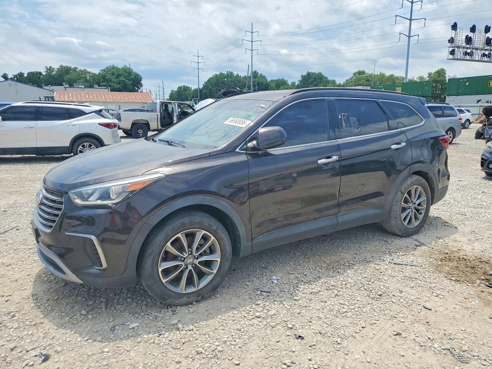 2017 Hyundai VIN KM8SMDHFXHU189060 COPART salvage auction — MECHANICAL, Oh - Certificate Of Title, sold $4,350 on 2026-07-24 (photo 1)
