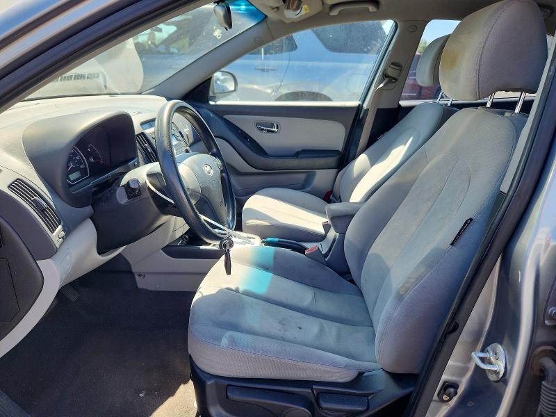 2010 Hyundai Elantra VIN KMHDU4AD9AU190949 COPART salvage auction — FRONT END, CA - SALVAGE CERTIFICATE, sold $950 on 2026-07-20 (photo 7)