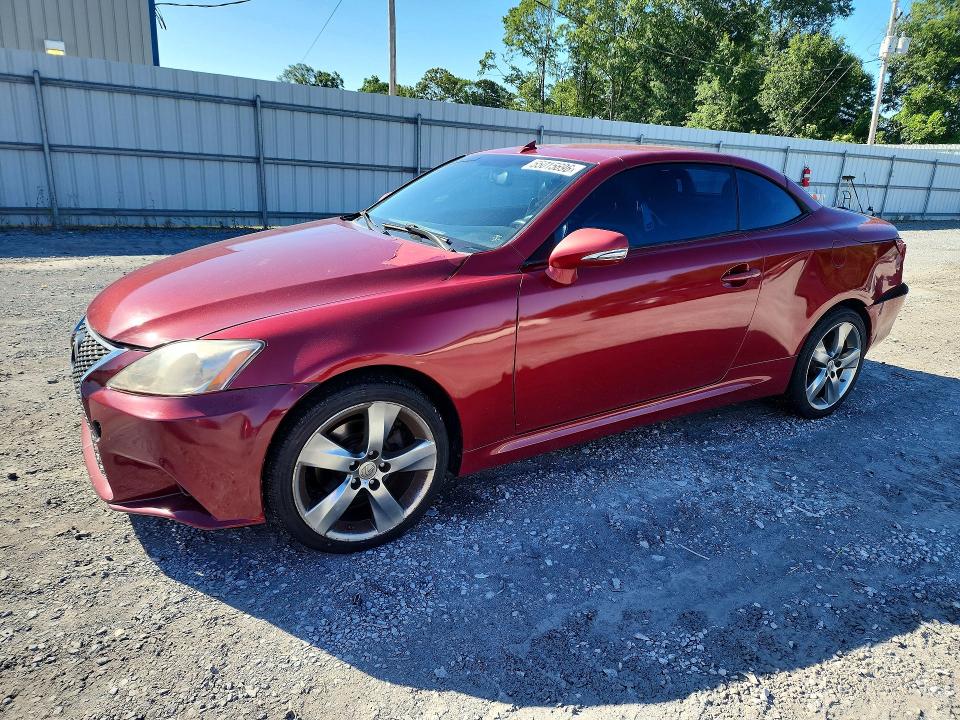 2011 Lexus Is VIN JTHFF2C28B2520177 COPART salvage auction — FRONT END, Nc - Salvage Certificate Of Title, sold $550 on 2026-07-29 (photo 1)