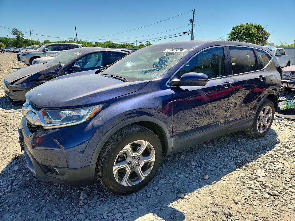 2019 Honda Cr-v VIN 7FARW2H88KE051282 COPART salvage auction — REAR END, Nj - Cert Of Title-Salvage, sold $6,900 on 2026-07-15 (photo 1)
