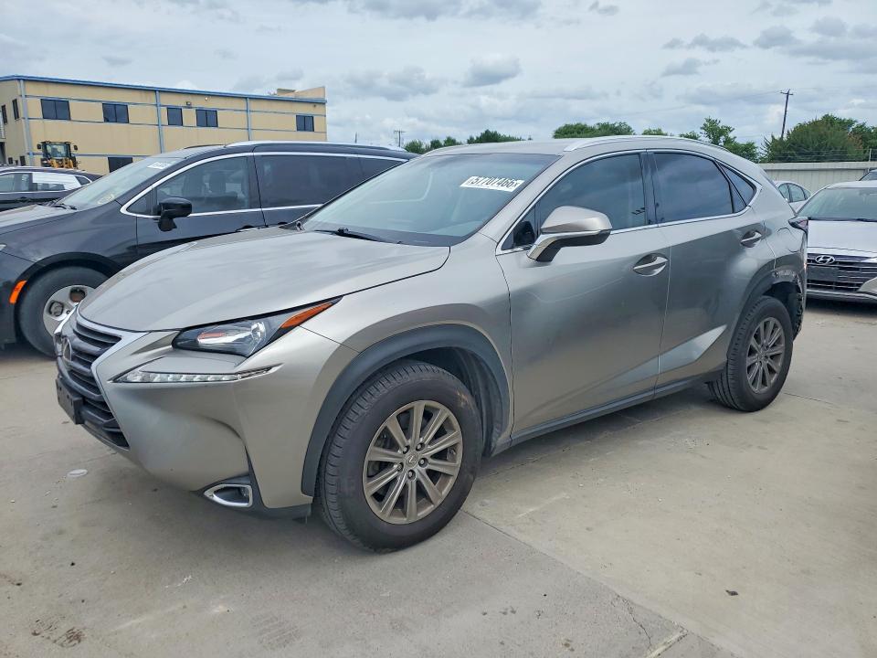 2016 Lexus Nx 200t VIN JTJYARBZ5G2029537 COPART salvage auction — REAR END, TX - SALVAGE VEHICLE TITLE (P), sold $7,100 on 2026-07-23 (photo 1)
