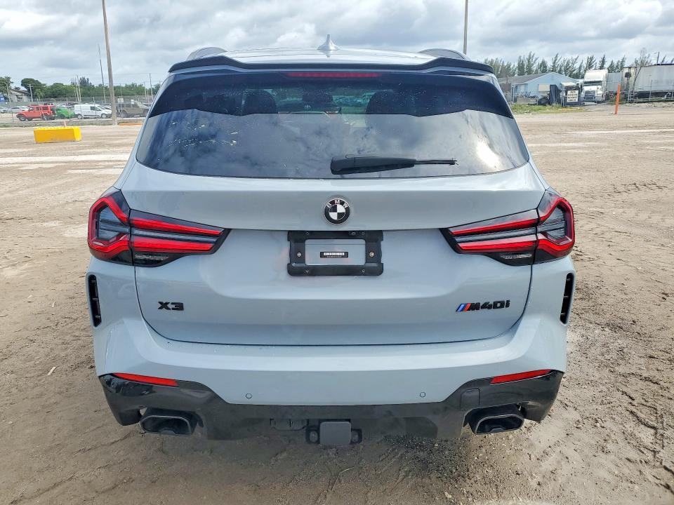 2022 BMW X3 VIN 5UX83DP06N9J46427 COPART salvage auction — FRONT END, Fl - Cert Of Title Slvg Rebuildable, sold $23,700 on 2026-07-07 (photo 6)