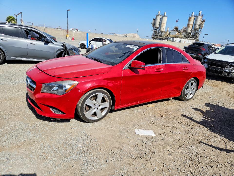 2015 Mercedes-benz Cla-klasse VIN WDDSJ4EB5FN172646 COPART salvage auction — MINOR DENT/SCRATCHES, Tx - Dis/Dlr/Exp Only Clean Title (P), sold $1,250 on 2026-07-21 (photo 1)