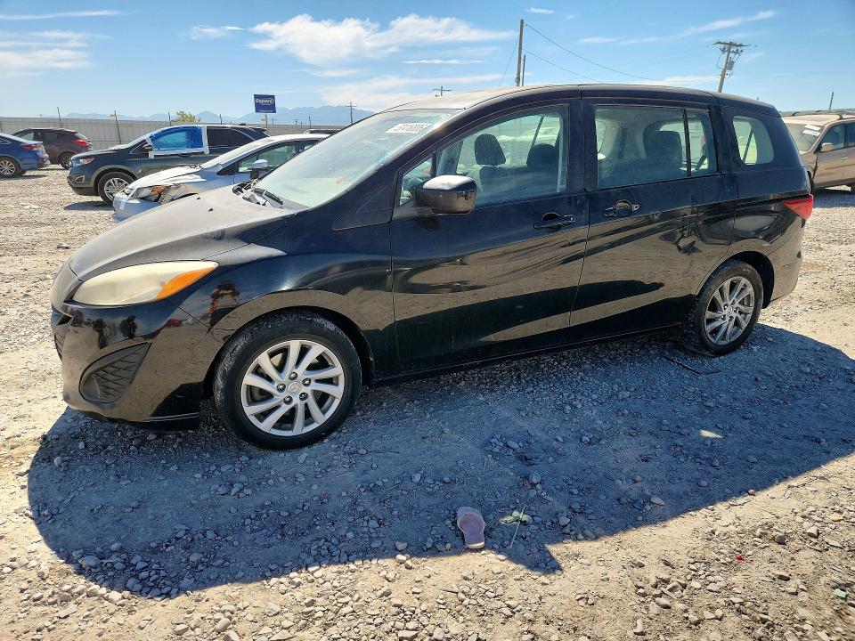 2012 Mazda 5 VIN JM1CW2BL5C0141276 COPART salvage auction — FRONT END, Ut - Salvage Certificate, sold $700 on 2026-07-31 (photo 1)