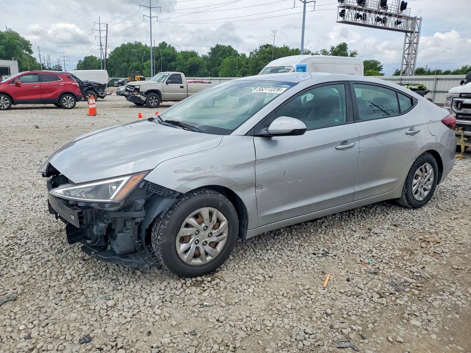 2020 Hyundai Elantra VIN KMHD74LF0LU002103 COPART salvage auction — FRONT END, Oh - Cert Of Title-Salvage, sold $1,900 on 2026-07-31 (photo 1)