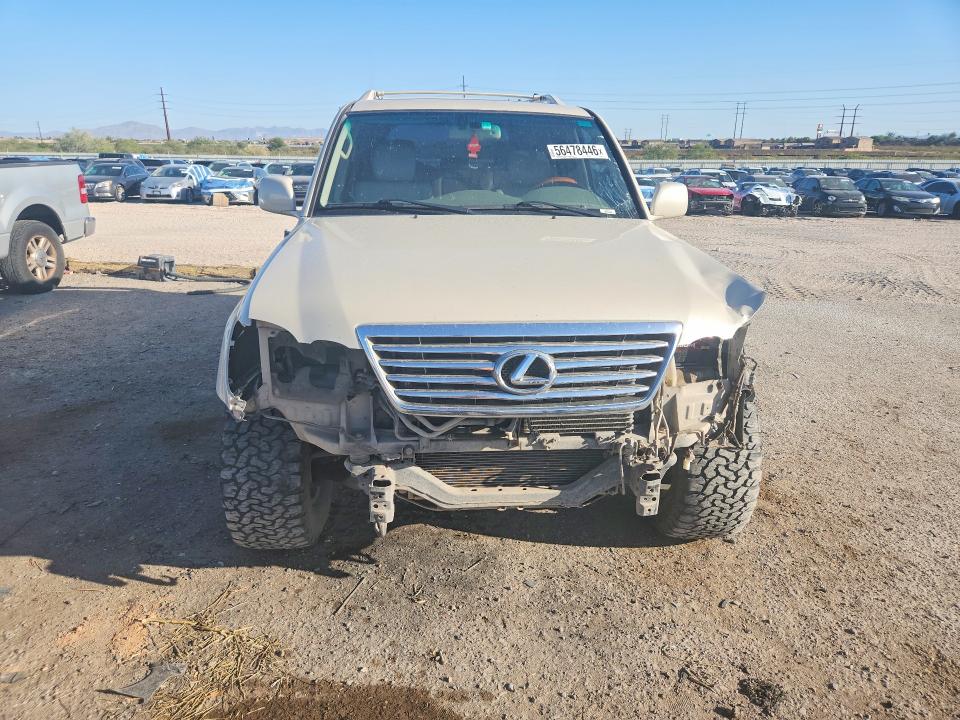 2007 Lexus Lx 470 VIN JTJHT00W774026304 COPART salvage auction — FRONT END, Az - Cert Of Title - Salvage, sold $5,800 on 2026-07-26 (photo 5)
