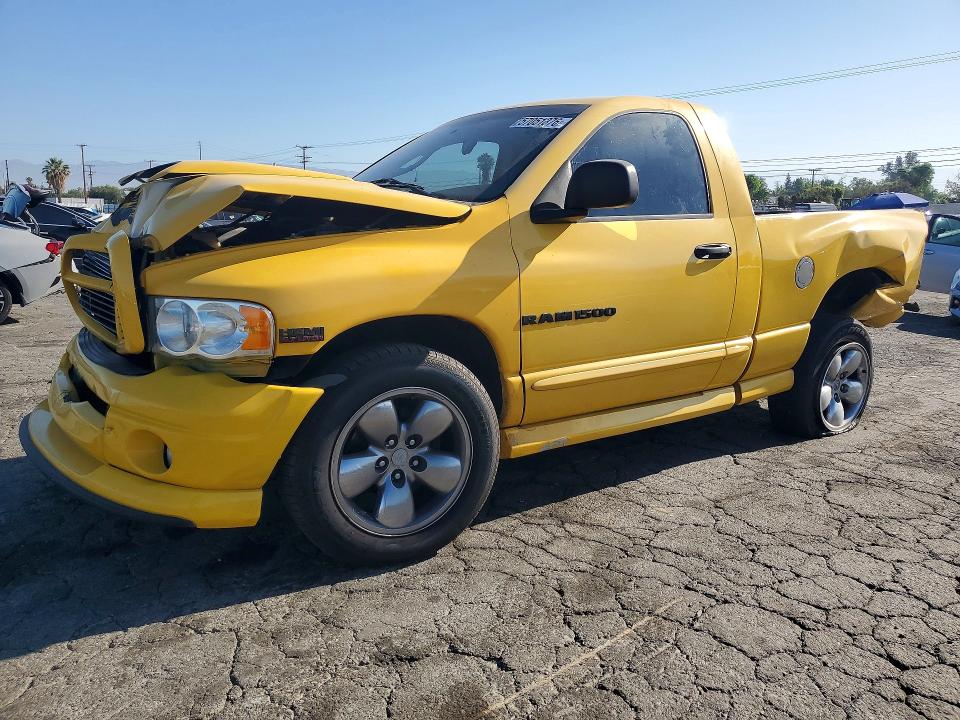 2005 Dodge Ram 1500 VIN 1D7HA16D55J532383 COPART salvage auction — FRONT END, Ca - Salvage Certificate, sold $1,850 on 2026-07-09 (photo 1)