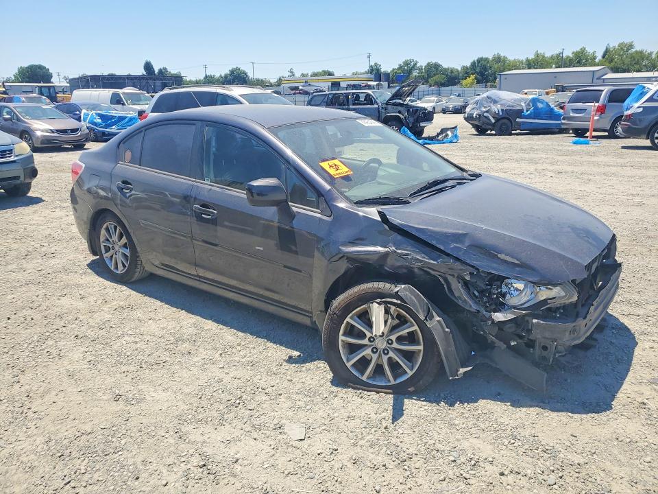2012 Subaru Impreza VIN JF1GJAC62CH027519 COPART salvage auction — FRONT END, Ca - Salvage Certificate, sold $250 on 2026-07-14 (photo 4)