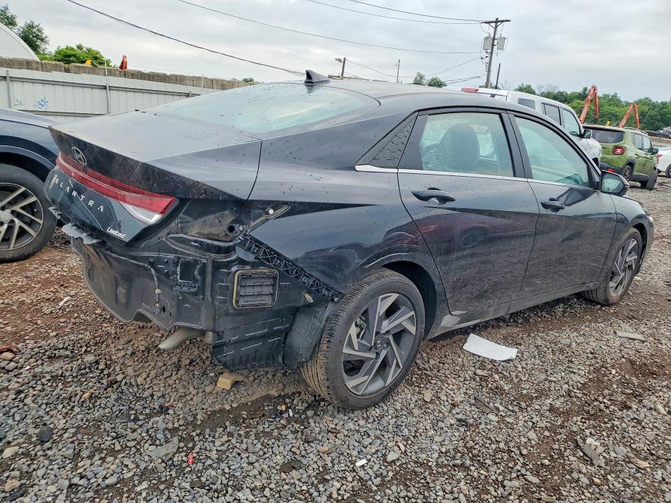 2024 Hyundai Elantra VIN KMHLP4DGXRU801012 COPART salvage auction — REAR END, Ma - Cert Of Title-Salvage, sold $8,100 on 2026-07-29 (photo 3)