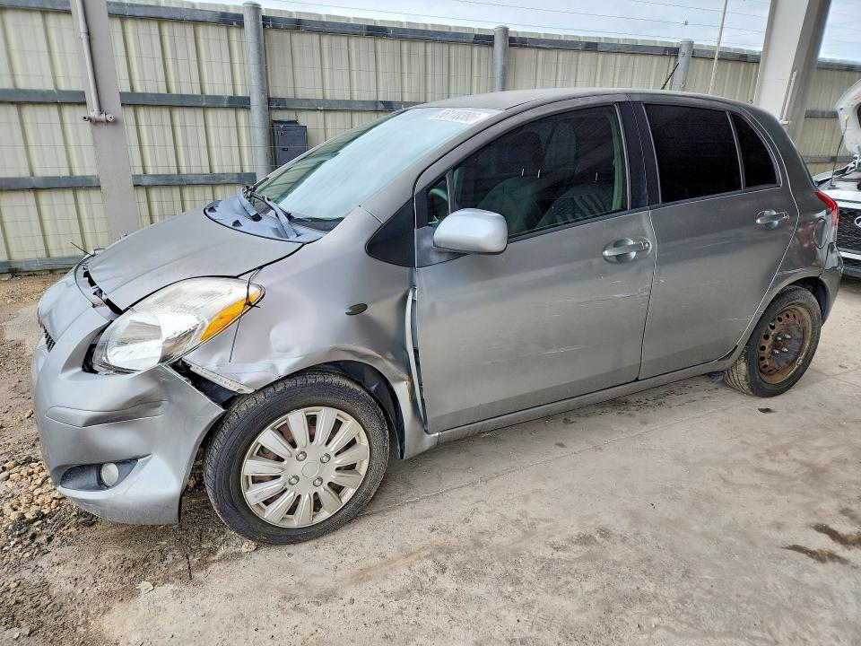 2010 Toyota Yaris VIN JTDKT4K38A5283489 COPART salvage auction — FRONT END, Fl - Cert Of Title Slvg Rebuildable, sold $350 on 2026-07-21 (photo 1)