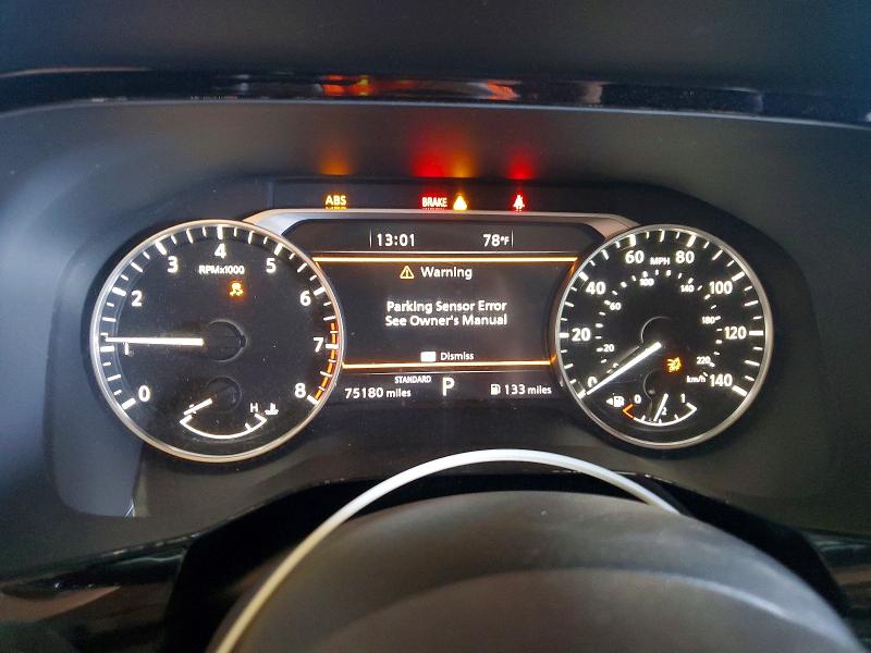 2023 Nissan Pathfinder VIN 5N1DR3CAXPC211790 COPART salvage auction — FRONT END, Ca - Salvage Certificate, sold $6,900 on 2026-07-02 (photo 9)