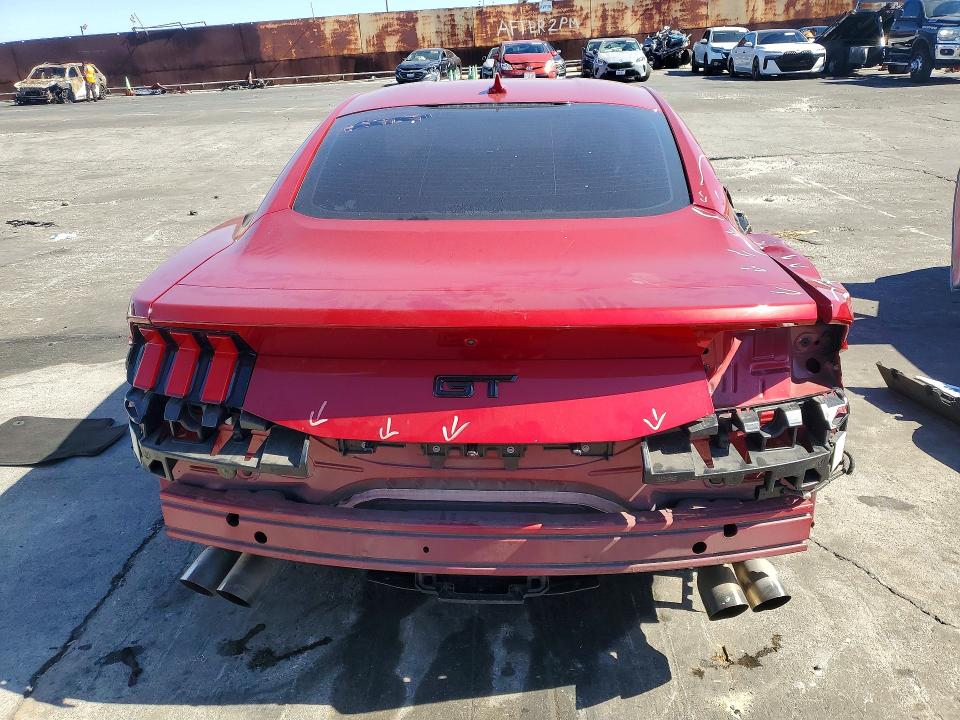 2024 Ford VIN 1FA6P8CF4R5407149 COPART salvage auction — REAR END, Ca - Salvage Certificate, sold $18,500 on 2026-07-31 (photo 6)