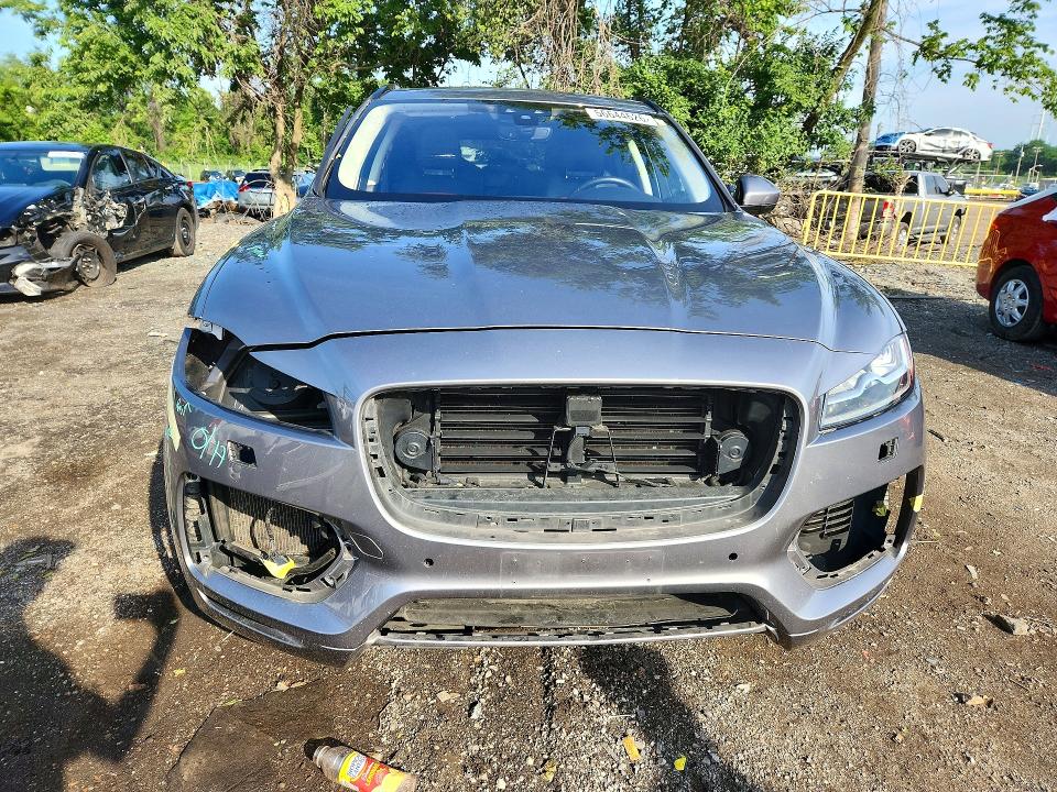 2020 Jaguar F-pace VIN SADCP2FX3LA618232 COPART salvage auction — FRONT END, Md - Cert Of Salvage > 75% Damage, sold $5,500 on 2026-07-07 (photo 5)