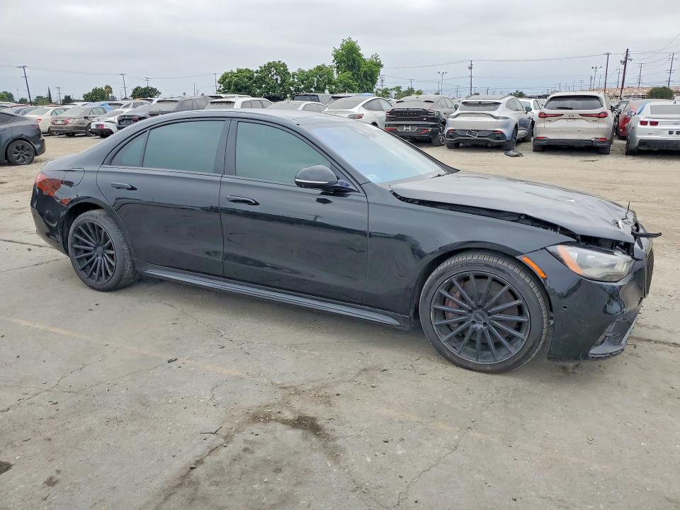 2021 Mercedes-benz S class VIN W1K6G7GB1MA035044 COPART salvage auction — FRONT END, Ma - Dis/Dlr/Exp Only Salvage Title, sold $32,500 on 2026-07-02 (photo 4)