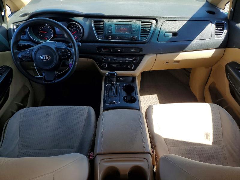 2016 Kia SEDONA VIN KNDMB5C17G6095189 COPART salvage auction — SIDE, Or - Salvage Title Certificate, sold $1,200 on 2026-07-07 (photo 8)