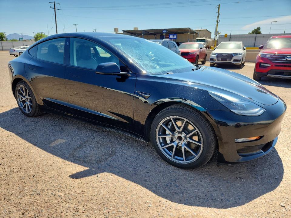 2022 Tesla Model 3 VIN 5YJ3E1EA2NF186266 COPART salvage auction — MECHANICAL, Tn - Certificate Of Title, sold $5,000 on 2026-08-03 (photo 4)