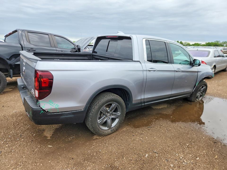 2023 Honda Ridgeline VIN 5FPYK3F53PB015466 COPART salvage auction — FRONT END, Il - Salvage Certificate, sold $12,100 on 2026-07-28 (photo 3)