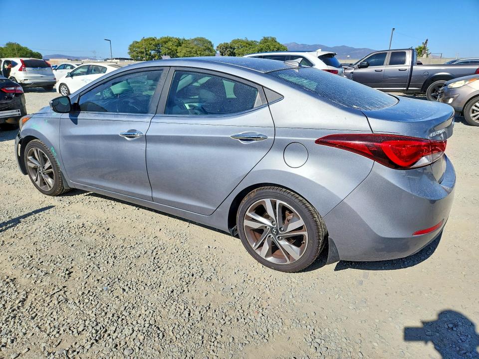 2014 Hyundai VIN KMHDH4AE3EU204461 COPART salvage auction — FRONT END, CA - SALVAGE CERTIFICATE, sold $1,800 on 2026-07-24 (photo 2)