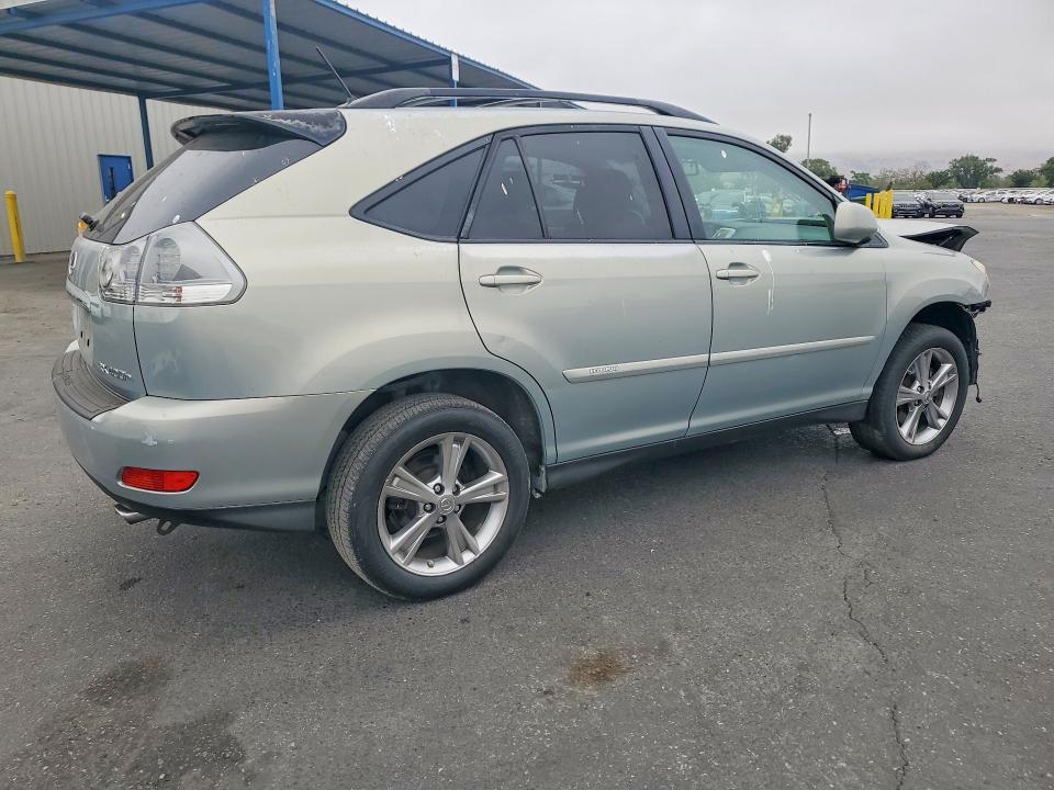 2007 Lexus Rx 400h VIN JTJGW31U272001100 COPART salvage auction — FRONT END, CA - SALVAGE CERTIFICATE, sold $550 on 2026-07-21 (photo 3)