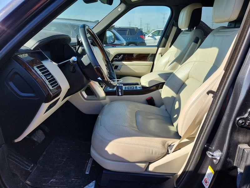 2020 Land rover RANGE ROVER VIN SALGS2RU4LA576000 COPART salvage auction — FRONT END, Sc - Salvage Title, sold $17,600 on 2026-07-09 (photo 7)