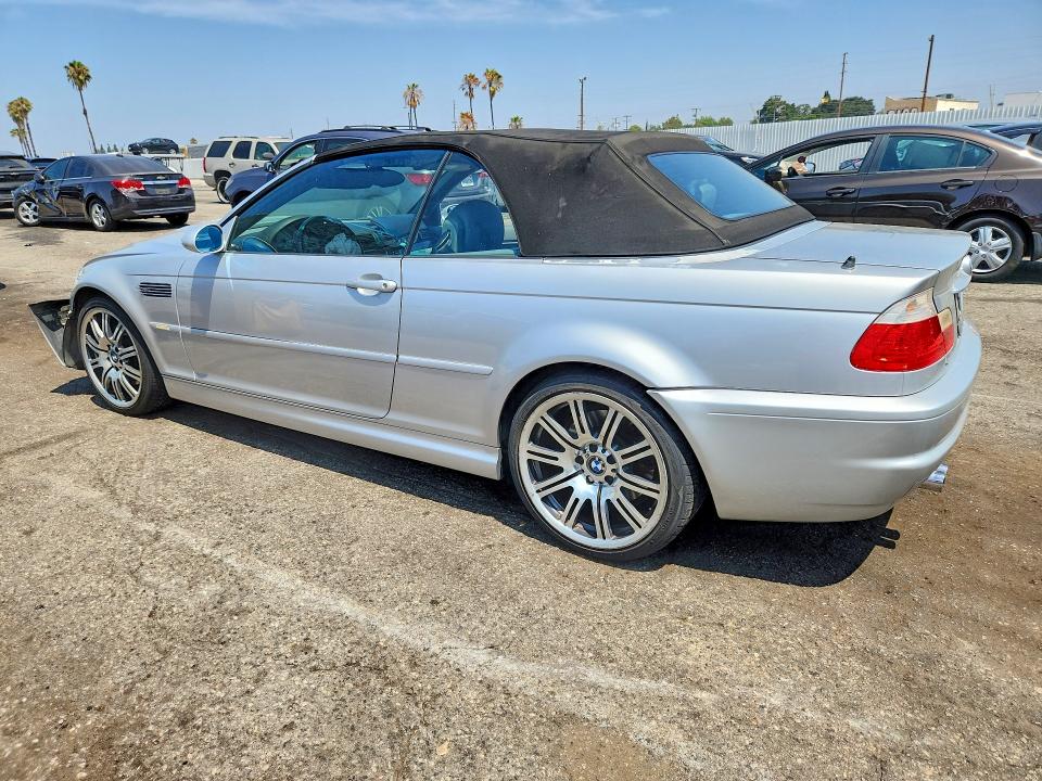 2001 BMW M3 VIN WBSBR93481EX20516 COPART salvage auction — FRONT END, Ca - Salvage Certificate, sold $8,600 on 2026-07-17 (photo 2)