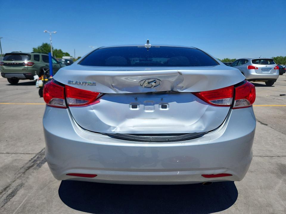 2013 Hyundai Elantra VIN 5NPDH4AE1DH420760 COPART salvage auction — REAR END, Co - Public - Salvage Title, sold $275 on 2026-07-22 (photo 6)
