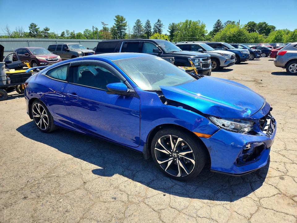 2019 Honda VIN 2HGFC3A51KH752528 COPART salvage auction — FRONT END, Pa - Certificate Of Salvage, sold $4,150 on 2026-07-02 (photo 4)