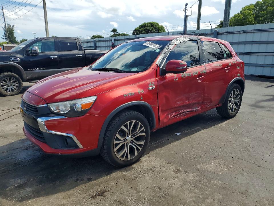 2017 Mitsubishi Outlander VIN JA4AP3AU5HZ001634 COPART salvage auction — SIDE, Fl - Cert Of Title Slvg Rebuildable, sold $2,450 on 2026-07-13 (photo 1)