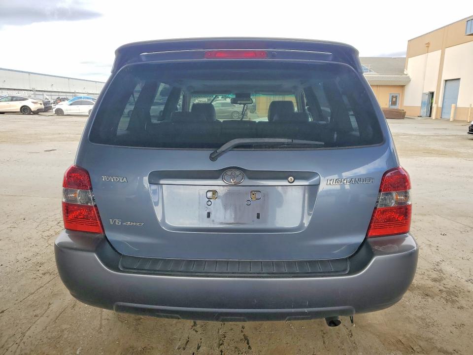 2007 Toyota Highlander VIN JTEEP21A070214223 COPART salvage auction — FRONT END, Ca - Salvage Certificate, sold $70 on 2026-07-21 (photo 6)