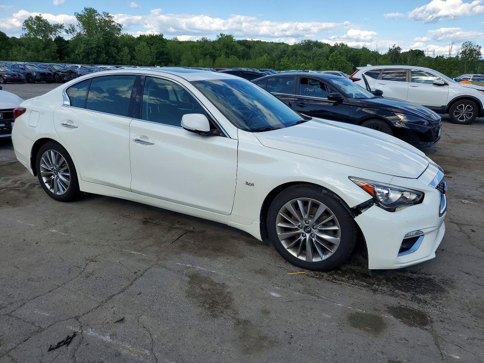 2018 Infiniti Q50 VIN JN1EV7AR7JM443367 COPART salvage auction — FRONT END, Ny - Mv-907A Salvage Certificate, sold $5,200 on 2026-07-02 (photo 4)