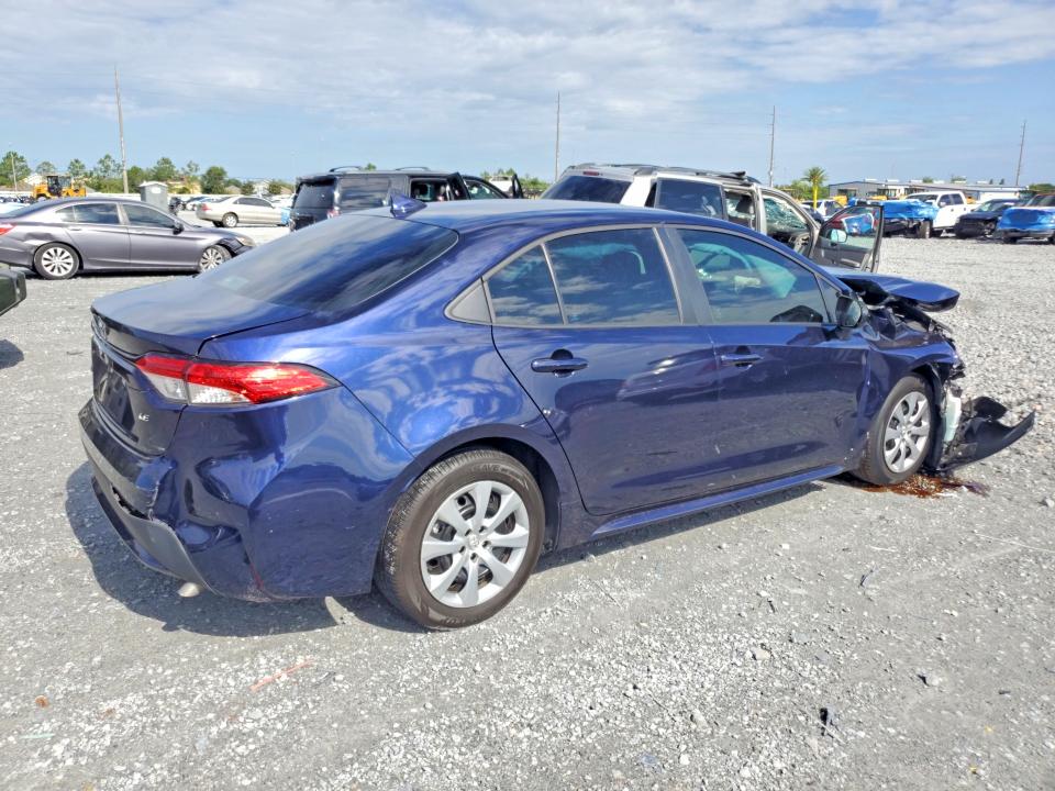 2022 Toyota Corolla VIN 5YFEPMAE0NP363723 COPART salvage auction — FRONT END, Fl - Certificate Of Destruction, sold $1,350 on 2026-07-10 (photo 3)