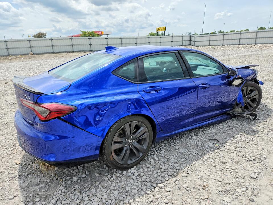 2021 Acura VIN 19UUB6F5XMA000560 COPART salvage auction — FRONT END, Mo - Salvage Certificate Of Title, sold $2,550 on 2026-08-03 (photo 3)