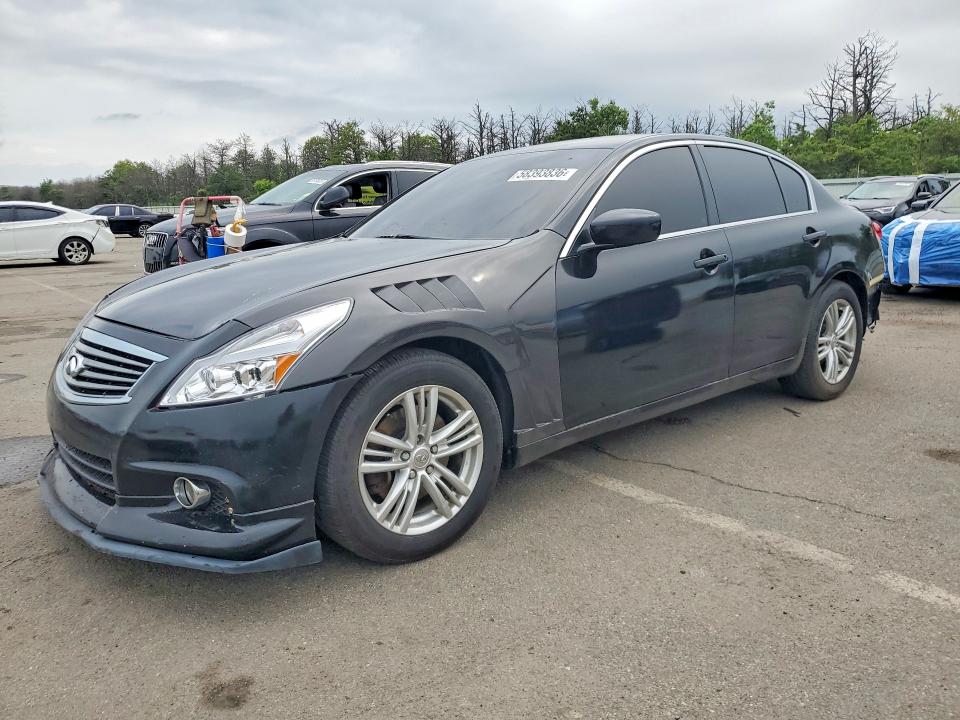 2012 Infiniti G VIN JN1CV6AR2CM970267 COPART salvage auction — REAR END, Ny - Mv-907A Salvage Certificate, sold $700 on 2026-07-06 (photo 1)