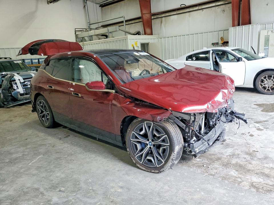 2022 BMW Ix VIN WB523CF03NCK59950 COPART salvage auction — FRONT END, Ny - Mv-907A Salvage Certificate, sold $6,700 on 2026-07-15 (photo 4)